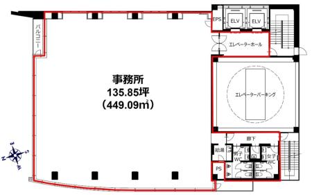 コーンズハウスⅡ基準階図面