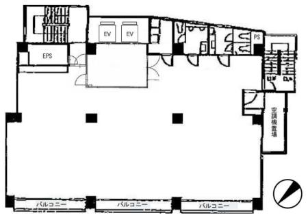 渋谷TKビル基準階図面