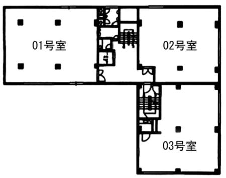 六本木福吉町ビル基準階図面