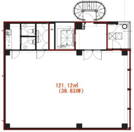 西崎ビル基準階図面
