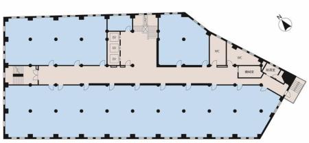 日証館基準階図面