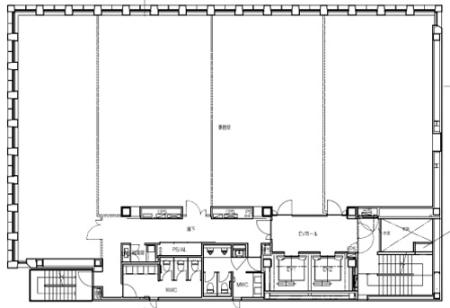 池袋第一生命ビルディング基準階図面