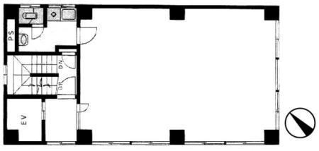 西新橋小川ビル基準階図面