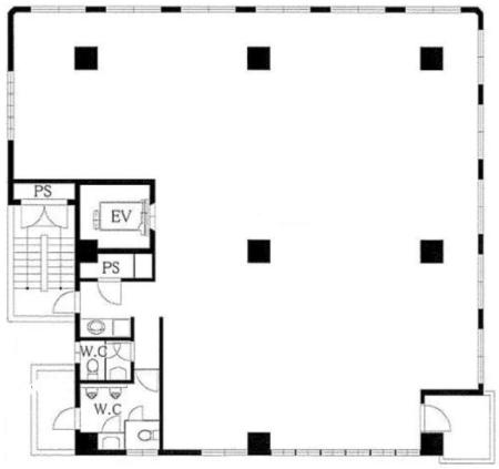 銀座ＧＴビル基準階図面