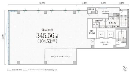 ＰＭＯ東新橋基準階図面