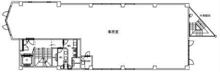 イマス大崎ビル基準階図面