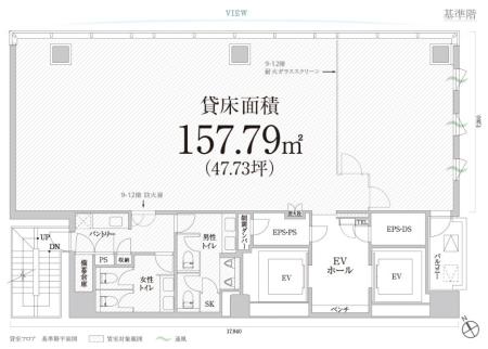 ＰＭＯ五反田基準階図面