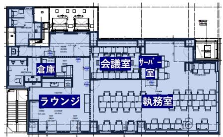 ＡＣＮ神田司町ビル基準階間取り図