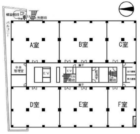 東都自動車ビルデング基準階図面