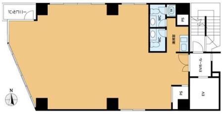 神保町1丁目ビル基準階図面