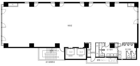 宇田川ビル基準階図面