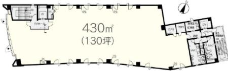 日新町田ビル基準階図面