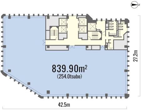 ATT EAST基準階間取り図