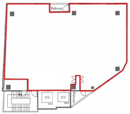 ｔｏＤＯｅ代々木基準階間取り図