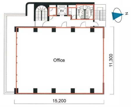 K&Hビル基準階図面