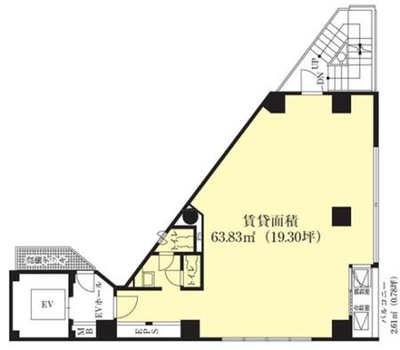 VORT秋葉原Ⅳ基準階間取り図