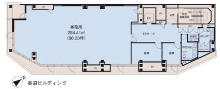 長沼ビルディング基準階図面