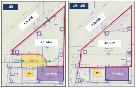 ACN南青山スクエア基準階図面