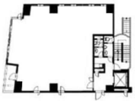 US半蔵門ビル基準階図面