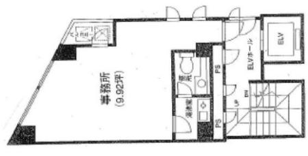 うめのビル基準階図面