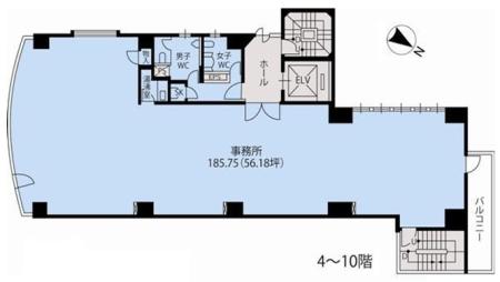 日東ビル基準階図面