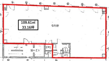 ＭＫビル基準階間取り図