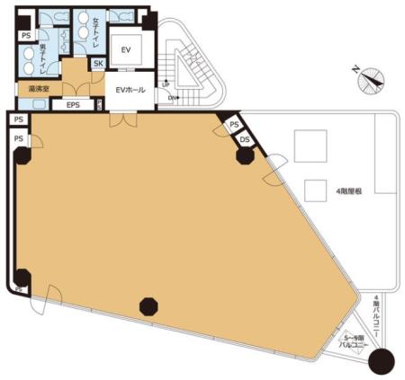 VORT青葉台基準階間取り図