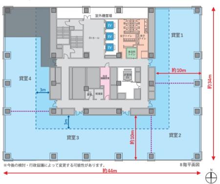 WTC annex基準階図面