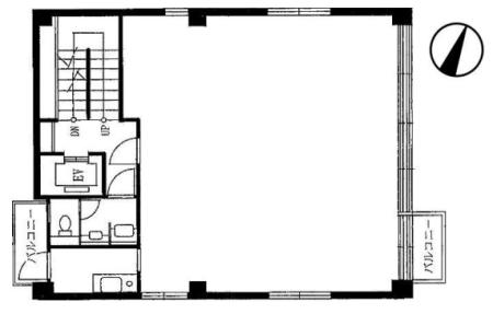 NSビル基準階図面