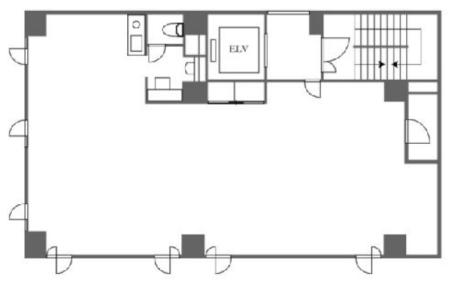 メディコ西新橋ビル基準階図面