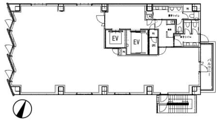 ＭＡビル三田基準階図面