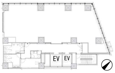 GINZA SAKURA PLAZA基準階図面