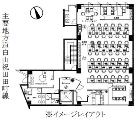 西新橋ＪＫビル基準階図面