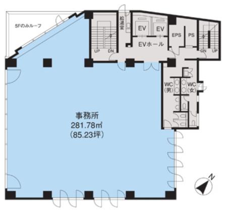 恵比寿ビル基準階図面